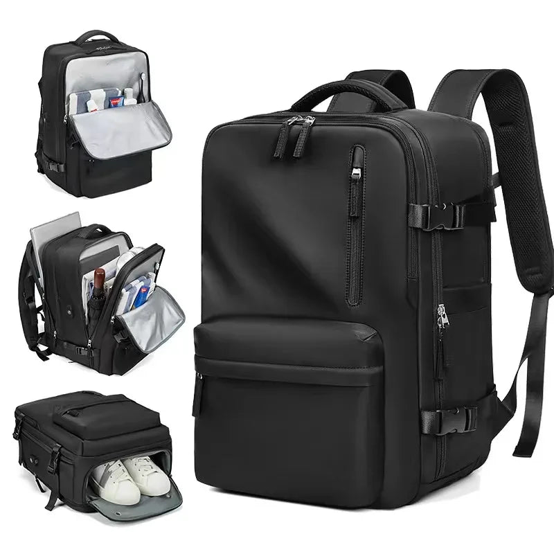 Travel Backpack - Airline Approved Carry-On Luggage Bag, Vacuum Compression, Waterproof, for Laptop, Business and School.