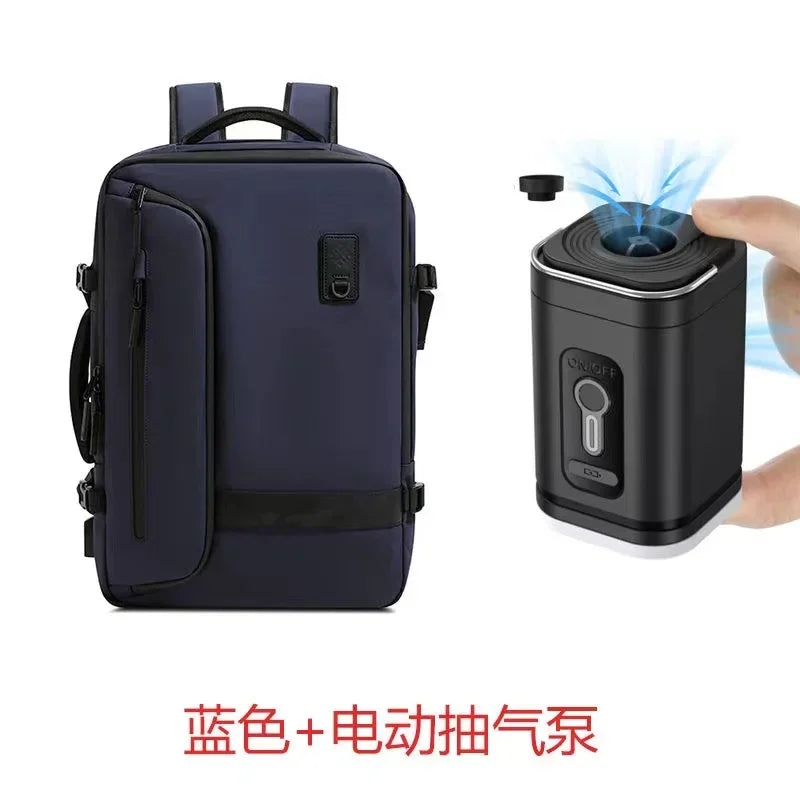 Travel Backpack - Airline Approved Carry-On Luggage Bag, Vacuum Compression, Waterproof, for Laptop, Business and School.