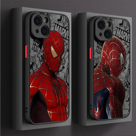 Funda de teléfono Marvel Spider-Man Venom para iPhone 11 12 13 14 15 16 , mate y carcasa dura.