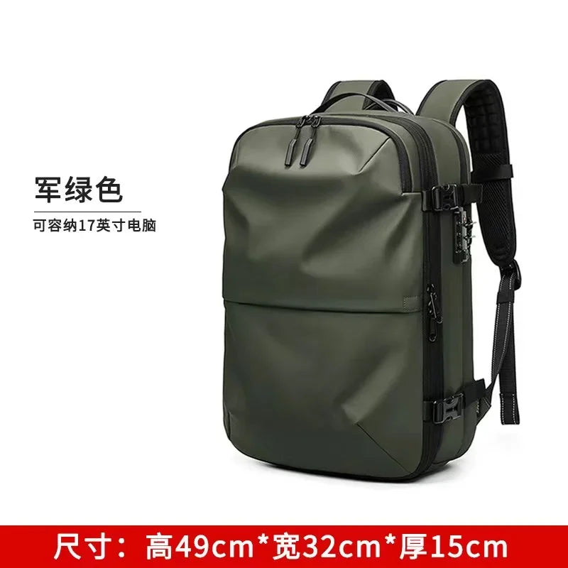 Travel Backpack - Airline Approved Carry-On Luggage Bag, Vacuum Compression, Waterproof, for Laptop, Business and School.