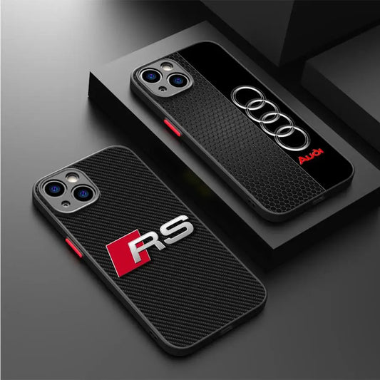 Funda de teléfono Sports-Car Audi para iPhone 16 15 14 13 12 11 X XS XR .