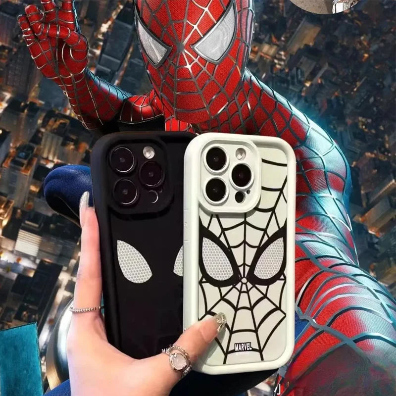 Funda de teléfono TPU suave multietapa de Spider Man para iPhone 14 Pro 15 16 Plus 13 Pro Max 12 11 X XS XR 7 8 Plus .