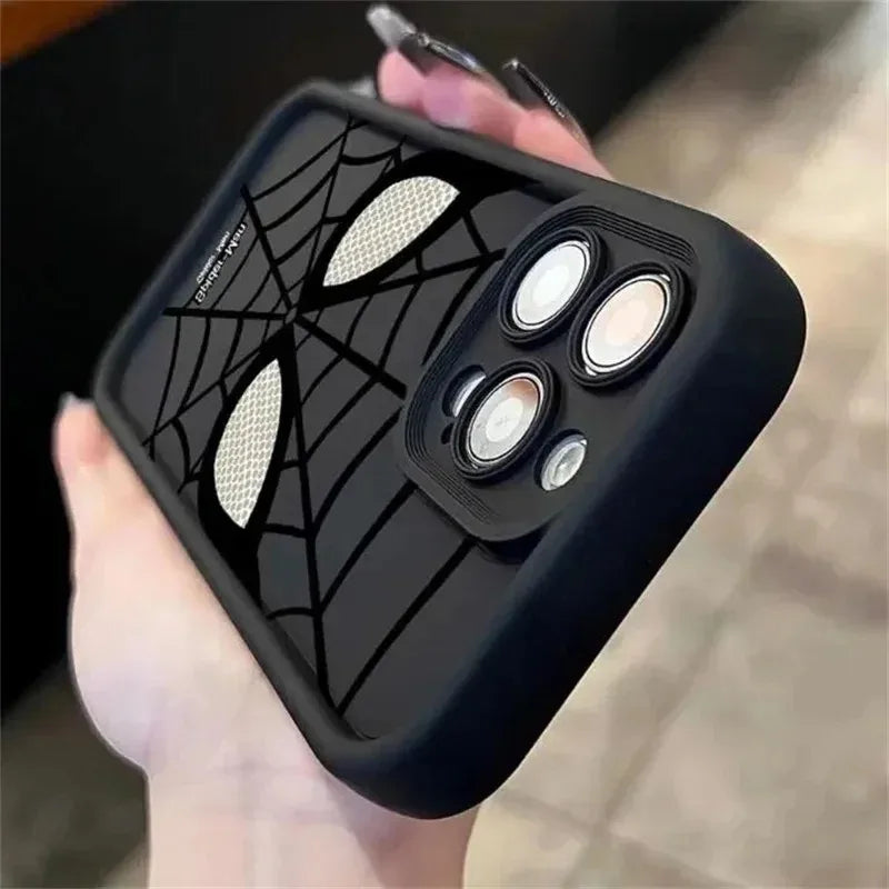 Funda de teléfono TPU suave multietapa de Spider Man para iPhone 14 Pro 15 16 Plus 13 Pro Max 12 11 X XS XR 7 8 Plus .