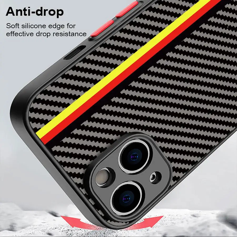 Funda de teléfono Sports-Car Audi para iPhone 16 15 14 13 12 11 X XS XR .