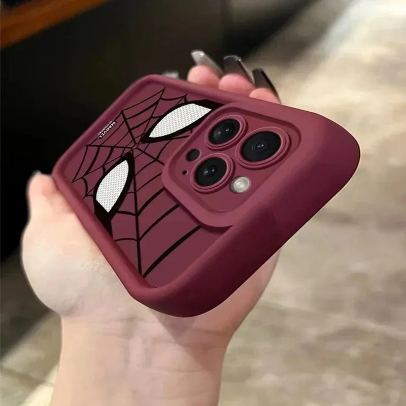 Funda de teléfono TPU suave multietapa de Spider Man para iPhone 14 Pro 15 16 Plus 13 Pro Max 12 11 X XS XR 7 8 Plus .