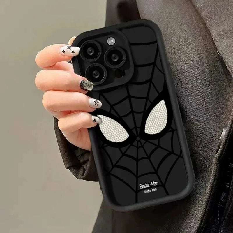 Funda de teléfono TPU suave multietapa de Spider Man para iPhone 14 Pro 15 16 Plus 13 Pro Max 12 11 X XS XR 7 8 Plus .