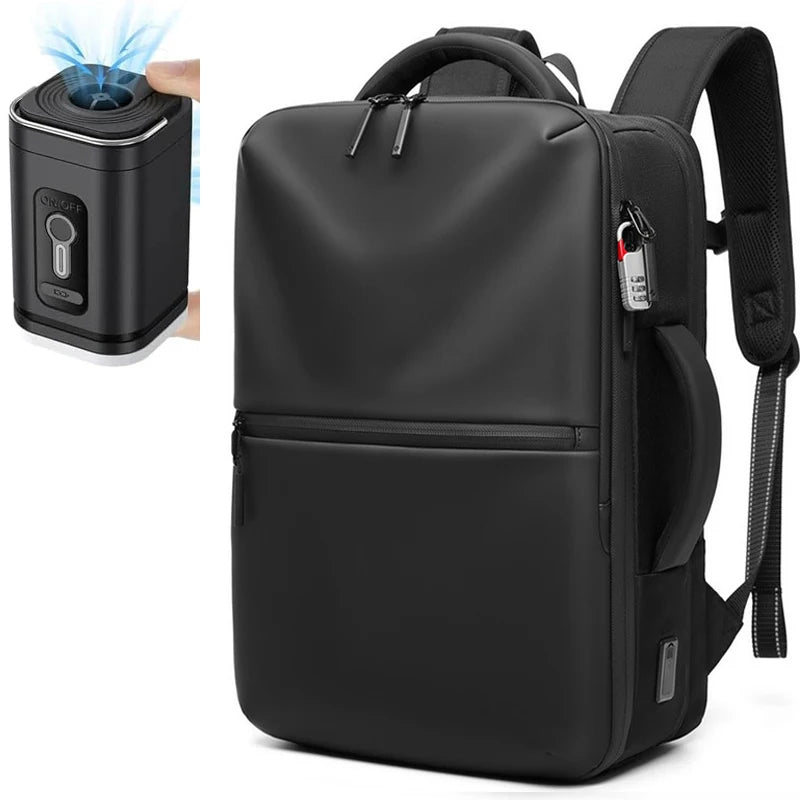 Travel Backpack - Airline Approved Carry-On Luggage Bag, Vacuum Compression, Waterproof, for Laptop, Business and School.